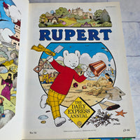 
              Vintage Rupert Bear Annual Bundle Daily Express No 54 57 1989 1970
            