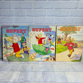 Vintage Rupert Bear Annual Bundle No 56 1988 1991 Daily Express