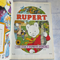 
              Vintage Rupert Bear Annual Bundle No 56 1988 1991 Daily Express
            