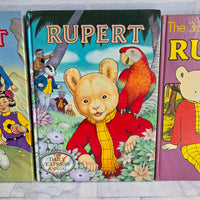 
              Vintage Rupert Bear Annual Bundle 1979 1987 1991 Daily Express
            