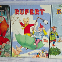 
              Vintage Rupert Bear Annual Bundle 1987 1988 1989 Daily Express
            