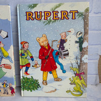
              Vintage Rupert Bear Annual Bundle 1987 1988 1989 Daily Express
            