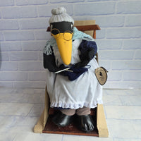 
              Nora The Grandma Crow Stone the Crows Collectibles Plush Rocking Chair In Box
            