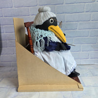 
              Nora The Grandma Crow Stone the Crows Collectibles Plush Rocking Chair In Box
            
