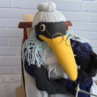 
              Nora The Grandma Crow Stone the Crows Collectibles Plush Rocking Chair In Box
            