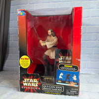 
              Star Wars Darth Maul Qui Gon Jinn Interactive Talking Bank Bundle Vintage 1999
            