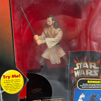
              Star Wars Darth Maul Qui Gon Jinn Interactive Talking Bank Bundle Vintage 1999
            
