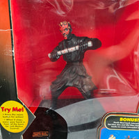 
              Star Wars Darth Maul Qui Gon Jinn Interactive Talking Bank Bundle Vintage 1999
            