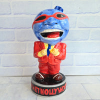 
              Planet Hollywood Mr Man Globe Head Figure Statue Ceramic Vase Vintage 2000s
            