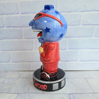 
              Planet Hollywood Mr Man Globe Head Figure Statue Ceramic Vase Vintage 2000s
            