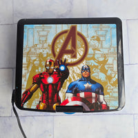 
              Lexibook Marvel Avengers Portable DVD Player Swivel USB 2.0 LCD Black Blue
            