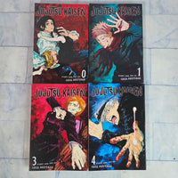 
              Jujutsu Kaisen Manga Book Bundle Volume 0, 1, 3, 4
            