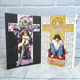 Death Note Volume 1 + 2 Manga Book Bundle