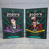 
              JoJo's Bizarre Adventure Manga Book Bundle Hard Cover 8x Books Vol 1 Part 1 2
            