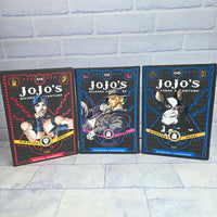 
              JoJo's Bizarre Adventure Manga Book Hard Cover Bundle Part 2 + 3
            