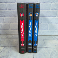 
              JoJo's Bizarre Adventure Manga Book Hard Cover Bundle Part 2 + 3
            