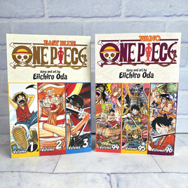 One Piece Manga Book Bundle Vol 1 2 3 Vol 94 95 96 Triple Book