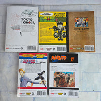 
              Manga Book Bundle Vol 1 Tokyo Ghoul Hunter X  Hunter Black Clover Bleach Naruto
            
