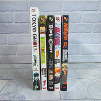 
              Manga Book Bundle Vol 1 Tokyo Ghoul Hunter X  Hunter Black Clover Bleach Naruto
            