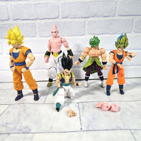 
              Dragon Ball Z Figure Bundle Super Saiyan Goku Vegeta Majin Buu Broly Gotenks
            