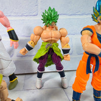 
              Dragon Ball Z Figure Bundle Super Saiyan Goku Vegeta Majin Buu Broly Gotenks
            