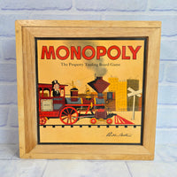 
              Monopoly Nostalgia Wooden Edition Board Game Vintage 2003 Complete
            