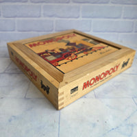 
              Monopoly Nostalgia Wooden Edition Board Game Vintage 2003 Complete
            