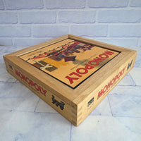 
              Monopoly Nostalgia Wooden Edition Board Game Vintage 2003 Complete
            