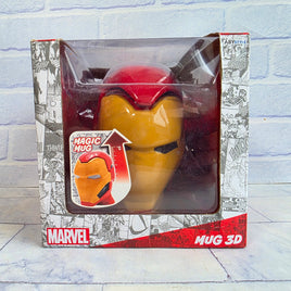 Iron Man 3D Heat Changing Mug With Lid Marvel - New In Box