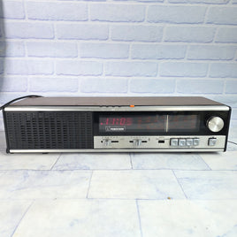 Vintage Ferguson 3196 Radio Alarm Clock FM Bookshelf Stereo