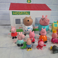
              Peppa Pig Figure Bundle + Hospital and Park Playset + Accesories
            