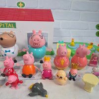 
              Peppa Pig Figure Bundle + Hospital and Park Playset + Accesories
            