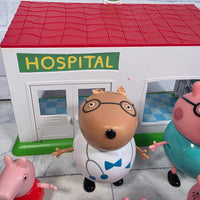 
              Peppa Pig Figure Bundle + Hospital and Park Playset + Accesories
            