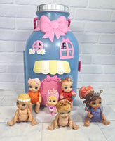 
              Baby Born Bundle Suprise Baby Bottle House Play Set + Dolls + Unicorn
            