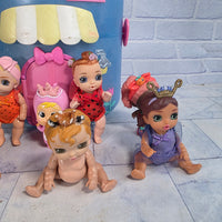 
              Baby Born Bundle Suprise Baby Bottle House Play Set + Dolls + Unicorn
            