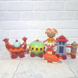 In The Night Garden Ninky Nonk Train + Upsy Daisy Bundle Toy Push Along