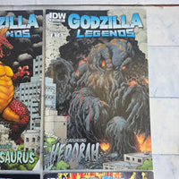 
              Godzilla Legends Comic Bundle IDW Rodan Titanosaurus Hedorah Kumonga Rare
            