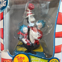 
              Cat In The Hat Christmas Holiday Stocking Hanger Vintage 2003 - New In Box
            