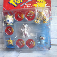 
              Vintage Pokémon Figure Movie 5 Pack Mewtwo Togepi Alakazam Tomy CGTSJ - New
            