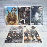 
              Jurassic Park Dangerous Games Comic Set Issue 1-5 IDW Jorge Jimenez - Bag + Board
            