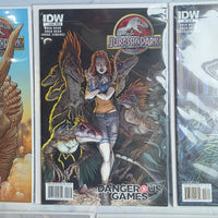 
              Jurassic Park Dangerous Games Comic Set Issue 1-5 IDW Jorge Jimenez - Bag + Board
            
