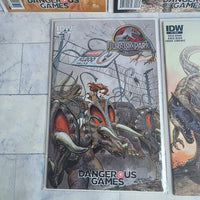 
              Jurassic Park Dangerous Games Comic Set Issue 1-5 IDW Jorge Jimenez - Bag + Board
            