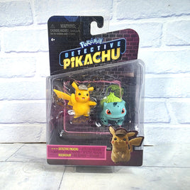 Pokemon Detective Pikachu & Bulbasaur Figure Movie Pack - Rare - New Sealed