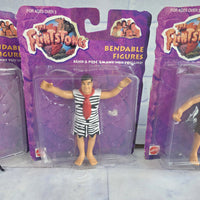 
              Flintstones Bendable Figures Bundle Fred Wilma Barney Betty Rubble 1994 New
            