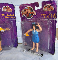 
              Flintstones Bendable Figures Bundle Fred Wilma Barney Betty Rubble 1994 New
            