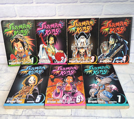 Shaman King Manga Book Set Vol 1 - 7 Vintage 2003