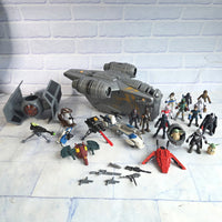 
              Star Wars Mission Fleet Figure Bundle + Razor Crest Mandalorian Grogu Tie Fighte
            
