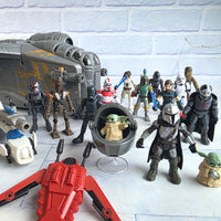 
              Star Wars Mission Fleet Figure Bundle + Razor Crest Mandalorian Grogu Tie Fighte
            