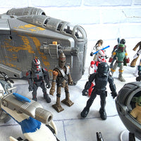 
              Star Wars Mission Fleet Figure Bundle + Razor Crest Mandalorian Grogu Tie Fighte
            