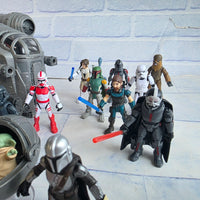 
              Star Wars Mission Fleet Figure Bundle + Razor Crest Mandalorian Grogu Tie Fighte
            